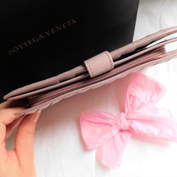 β¨HPπBottega Veneta Authentic French Pink Wallet - Picture 5 of 10